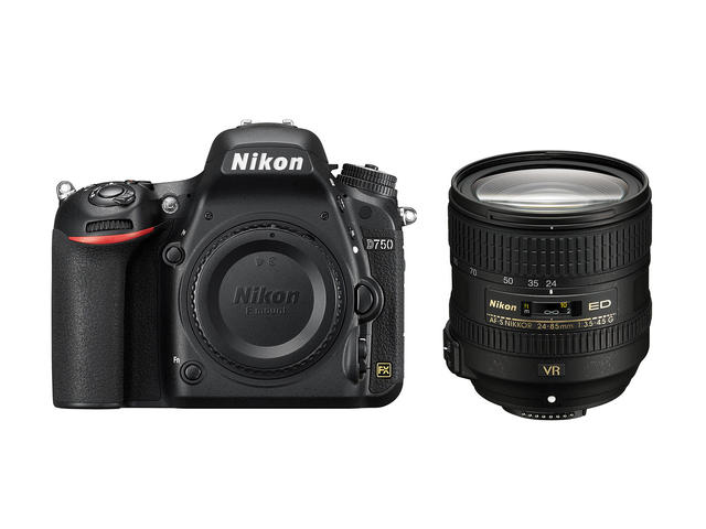 DSLR Nikon D750 с обектив 24-85mm f/3.5-4.5 VR