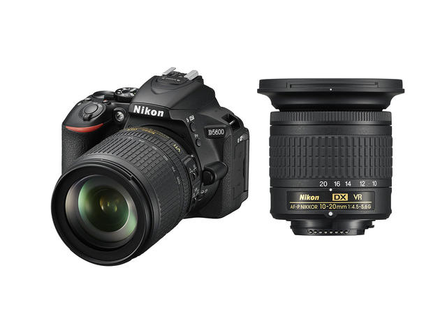 DSLR Nikon D5600 с 18-105mm VR и 10-20mm f/4.5-5.6G VR