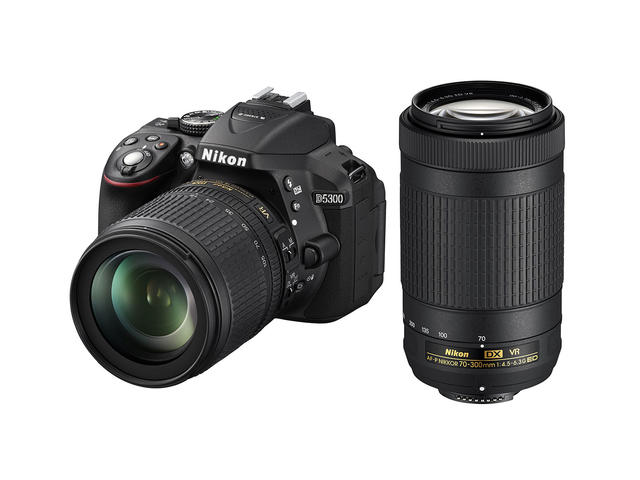 DSLR Nikon D5300 с 18-105mm VR и AF-P 70-300mm VR