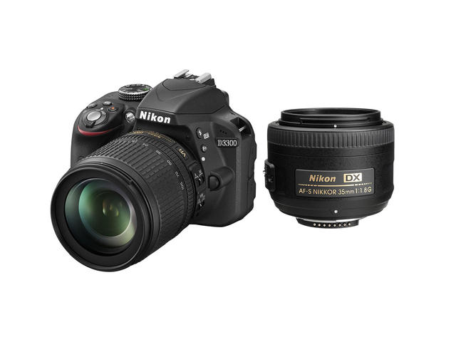 DSLR Nikon D3300 с 18-105mm VR и DX 35mm f/1.8G