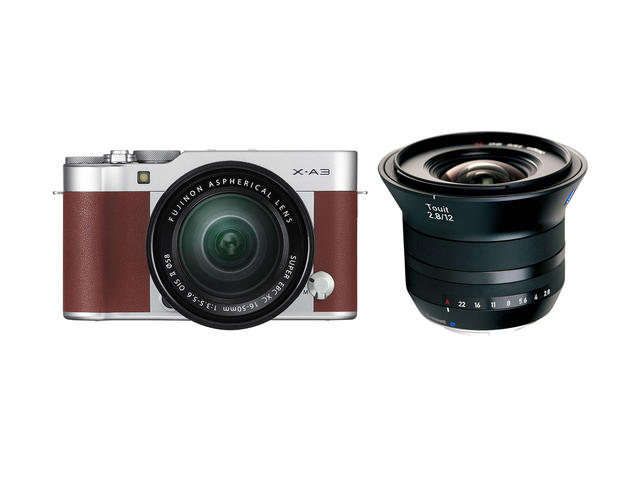 Mirrorless Fujifilm X-A3 с 16-50mm OIS II и Zeiss Touit 12mm f/2.8