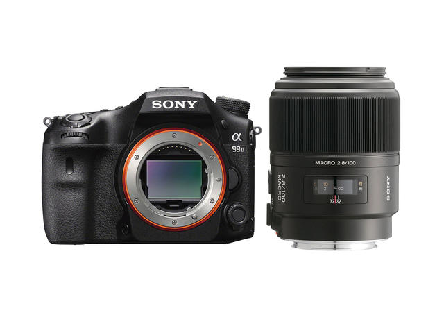 DSLR Sony Alpha 99 II с обектив SAL 100mm f/2.8 Macro