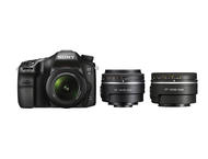DSLR Sony Alpha 68 с 18-55mm DT, 35mm f/1.8 и 50mm f/1.8