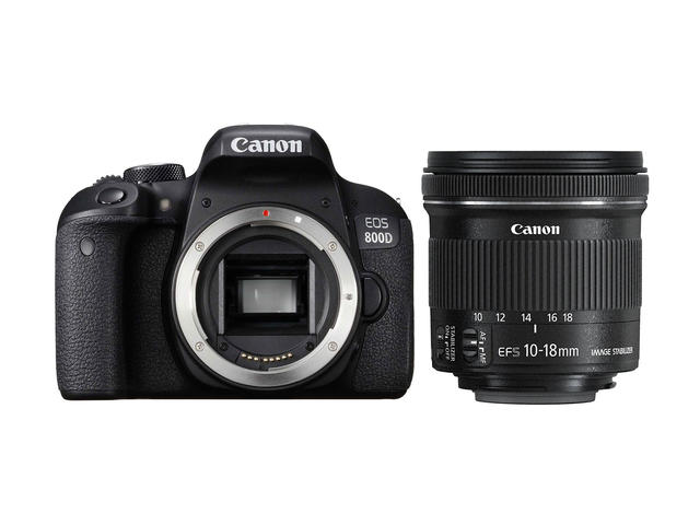 DSLR Canon EOS 800D с 10-18mm f/4.5-5.6 IS STM