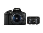 DSLR Canon EOS 750D с 18-55mm IS STM и 50mm f/1.8 STM