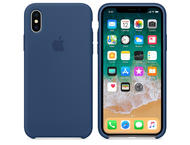 Калъфи Apple iPhone X Silicone Case, в синьо