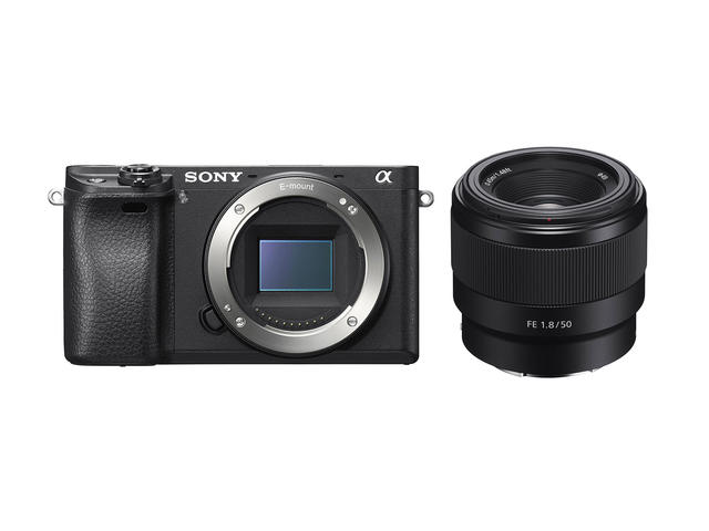 Mirrorless Sony Alpha 6300 с FE 50mm f/1.8