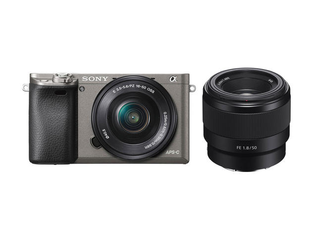 Mirrorless Sony Alpha 6000 с 16-50mm PZ OSS и FE 50mm f/1.8