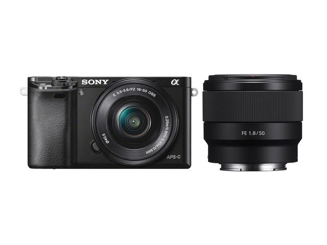 Mirrorless Sony Alpha 6000 с 16-50mm PZ OSS и FE 50mm f/1.8