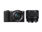 Mirrorless Sony Alpha 5100 с 16-50mm PZ OSS и FE 50mm f/1.8