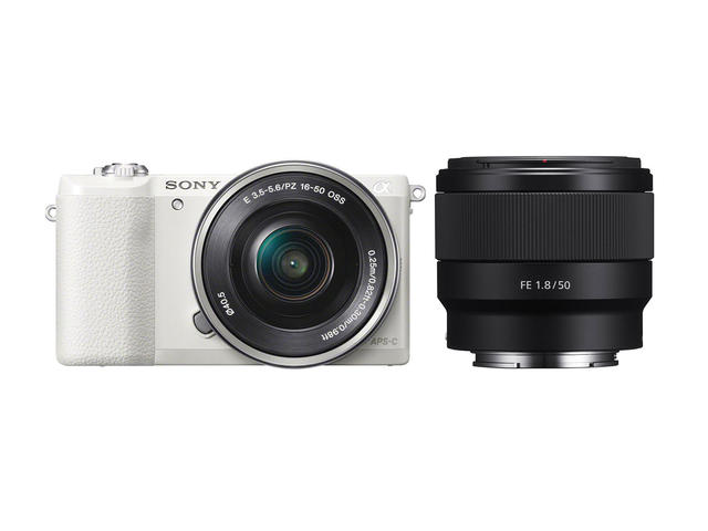 Mirrorless Sony Alpha 5100 с 16-50mm PZ OSS и FE 50mm f/1.8