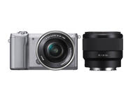 Mirrorless Sony Alpha 5000 с 16-50mm PZ OSS и FE 50mm f/1.8
