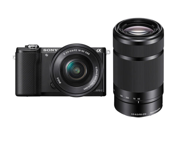 Mirrorless Sony Alpha 5000 с 16-50mm f/3.5-5.6 PZ OSS и 55-210mm f/4.5-6.3 OSS