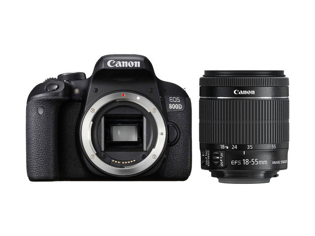 DSLR Canon EOS 800D с обектив 18-55mm f/3.5-5.6 IS STM