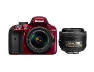 DSLR Nikon D3400 с AF-P 18-55mm VR и DX 35mm f/1.8G