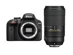 DSLR Nikon D3400 с обектив AF-P 70-300mm f/4.5-5.6 E ED VR