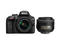 DSLR Nikon D3400 с AF-P 18-55mm VR и DX 35mm f/1.8G