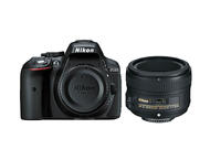 DSLR Nikon D5300 с обектив AF-S Nikkor 50mm f/1.8G