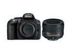 DSLR Nikon D5300 с обектив AF-S Nikkor 50mm f/1.8G