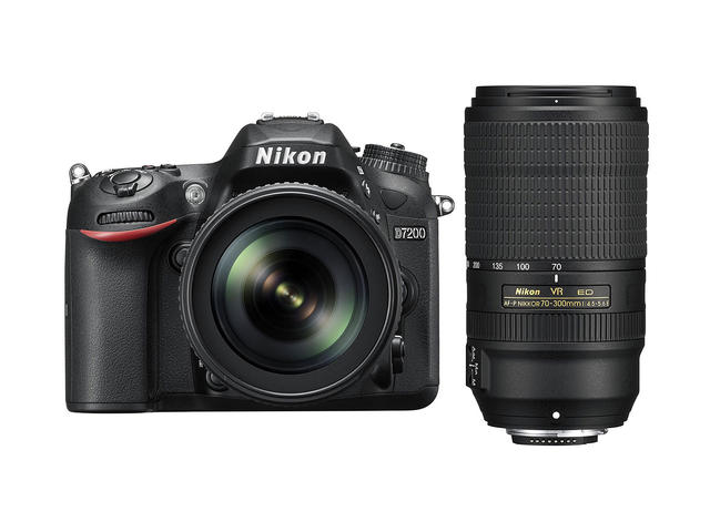 DSLR Nikon D7200 с 18-105mm VR и AF-P 70-300mm VR