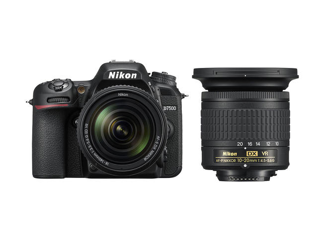 DSLR Nikon D7500 с 18-140mm VR и AF-P 10-20mm VR