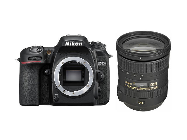 DSLR Nikon D7500 с обектив 18-200mm f/3.5-5.6 G ED VR II