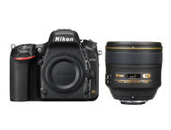 DSLR Nikon D750 с обектив 85mm f/1.4G