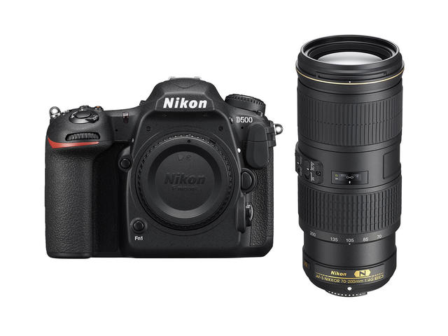 DSLR Nikon D500 с обектив 70-200mm f/4G ED VR