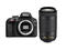 DSLR Nikon D3400 с обектив AF-P 70-300mm f/4.5-6.3G ED VR