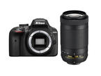 DSLR Nikon D3400 с обектив AF-P 70-300mm f/4.5-6.3G ED VR