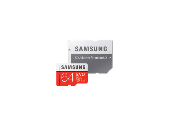 Карти памет 64GB microSDXC Samsung EVO Plus Class 10