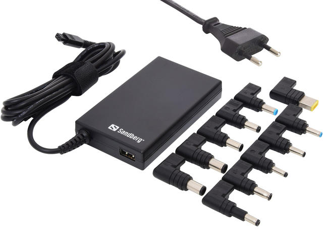 Захранвания за лаптопи Sandberg Laptop AC Adapter Mini 100W EU