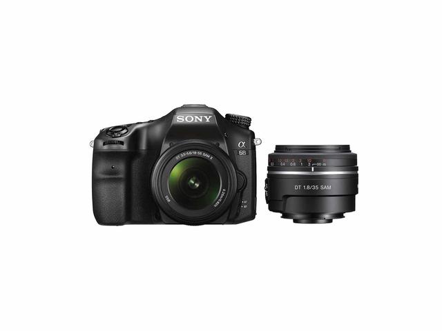 DSLR Sony Alpha 68 с 18-55mm DT и 35mm f/1.8