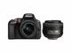 DSLR Nikon D5600 с AF-P 18-55mm VR и DX 35mm f/1.8G