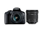 DSLR Canon EOS 2000D с 18-55mm IS II и 10-18mm IS STM