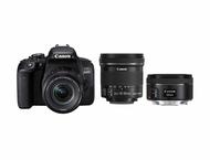 DSLR Canon EOS 800D с 18-55mm IS STM, 10-18mm IS STM и 50mm f/1.8 STM