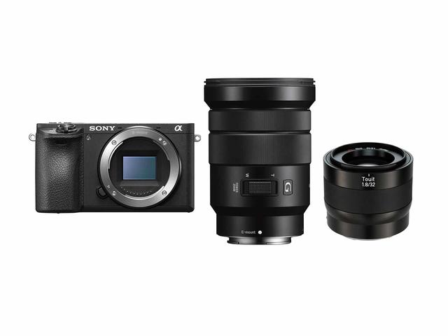 Mirrorless Sony Alpha 6500 с 18-105mm f/4 G OSS и Zeiss TOUIT 32mm f/1.8