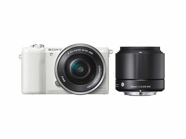 Mirrorless Sony Alpha 5100 с 16-50mm PZ OSS и Sigma 60mm f/2.8 DN