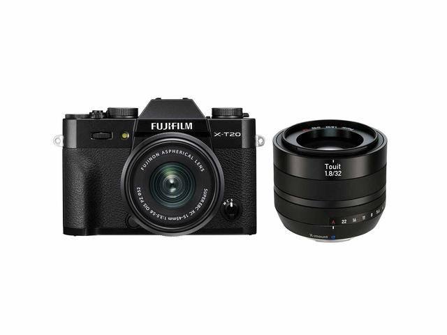Mirrorless Fujifilm X-T20 с 15-45mm OIS PZ и Zeiss Touit 32mm f/1.8