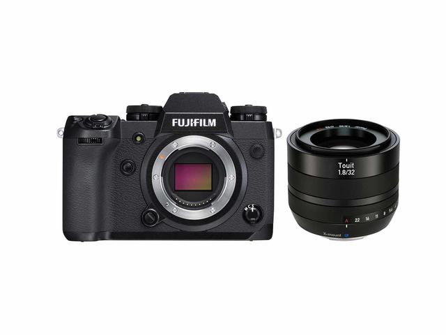 Mirrorless Fujifilm X-H1 с обектив Zeiss Touit 32mm f/1.8