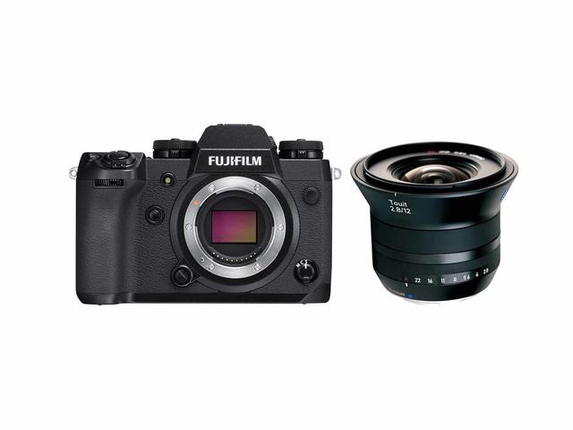 Mirrorless Fujifilm X-H1 с обектив Zeiss Touit 12mm f/2.8