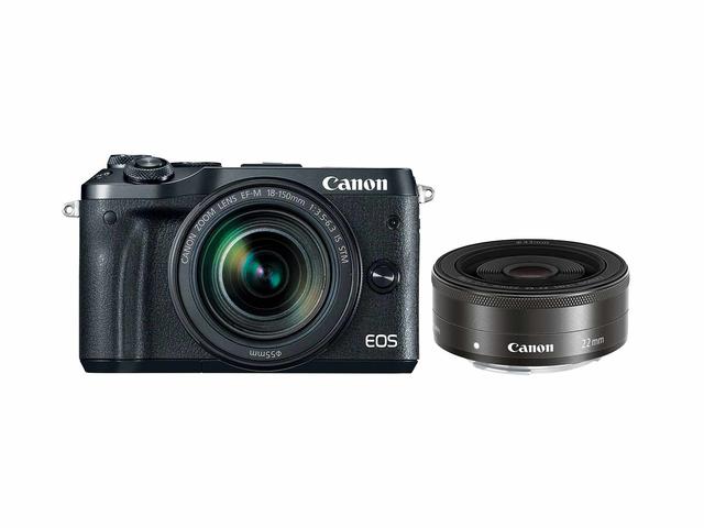 Mirrorless Canon EOS M6 с 18-150mm IS STM и 22mm f/2 STM