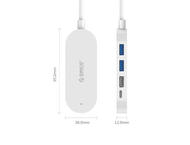 Кабели и Адаптери USB-хъб ORICO HC1 White