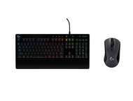 Клавиатури Logitech G213 Prodigy + Logitech G603 Lightspeed Wireless Gaming Mouse