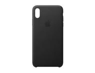Калъфи Apple iPhone XS Max Leather Case, черен