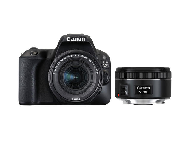 DSLR Canon EOS 200D с 18-55mm IS STM и 50mm f/1.8 STM