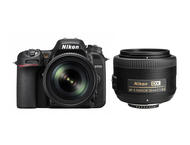 DSLR Nikon D7500 с 18-105mm VR и DX 35mm f/1.8G