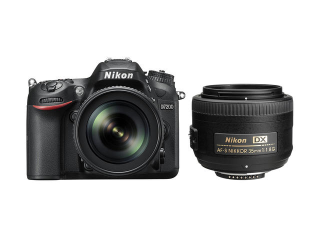 DSLR Nikon D7200 с 18-105mm VR и DX 35mm f/1.8G