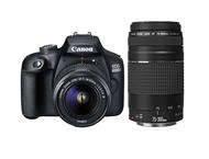 DSLR Canon EOS 4000D с 18-55mm DC III и 75-300mm III