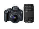 DSLR Canon EOS 4000D с 18-55mm DC III и 75-300mm III